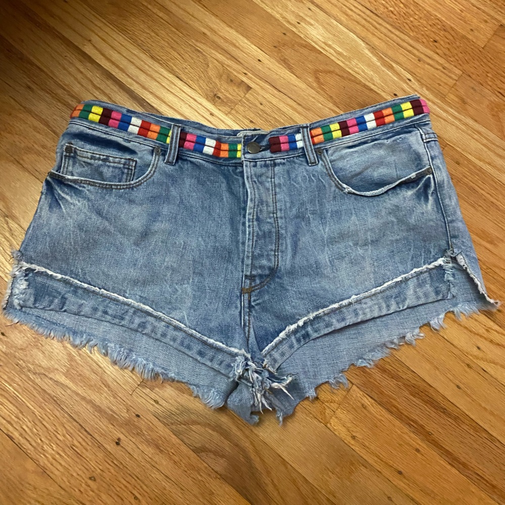 Free People Jean Shorts